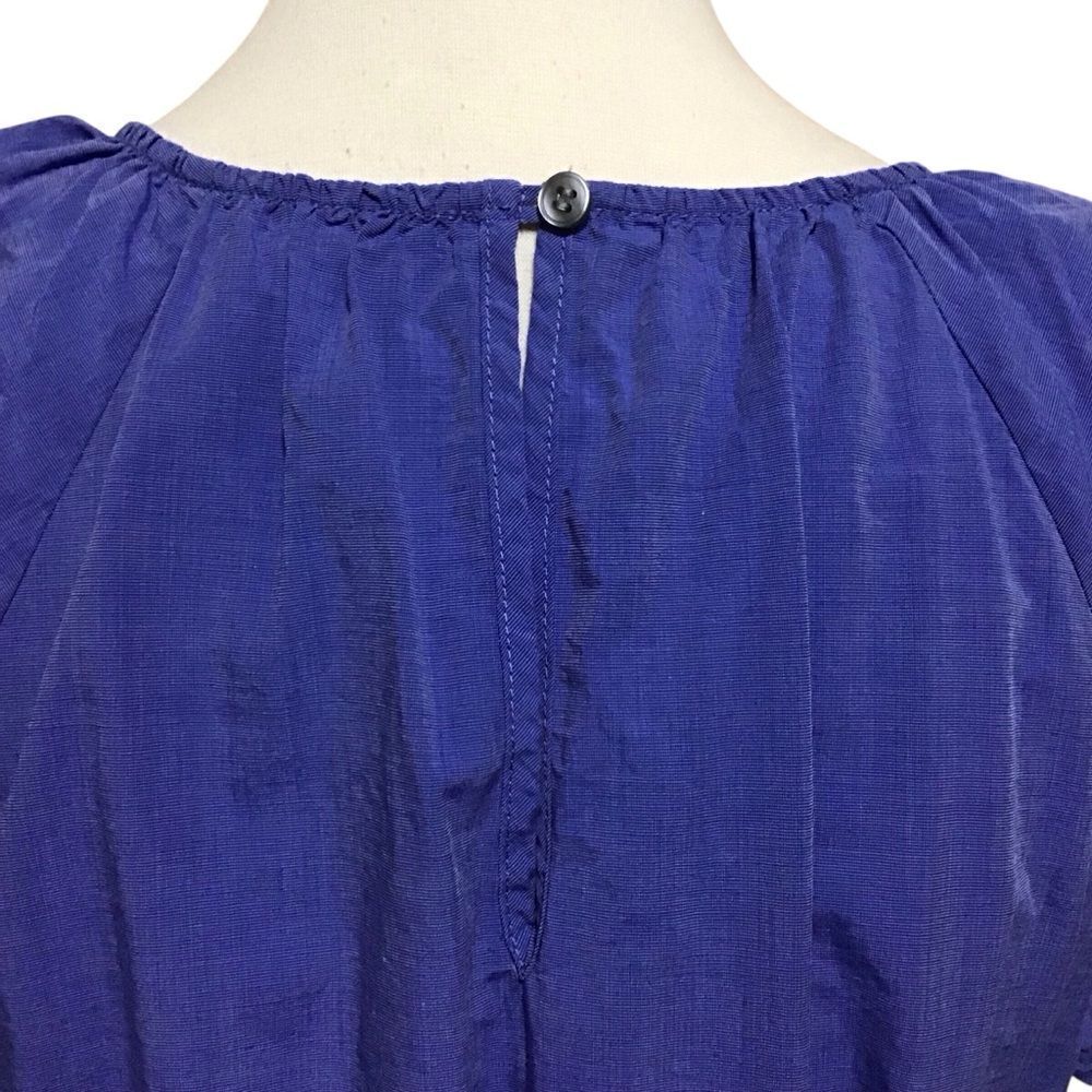 Ann Taylor Blue Mini Puff‎ Sleeve Sundress S - Picture 5 of 9